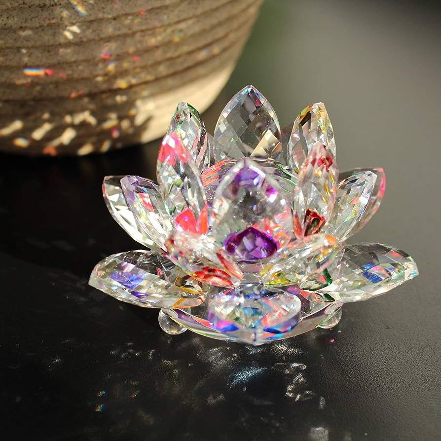 Crystal Lotus for Positive Energy Gift Item