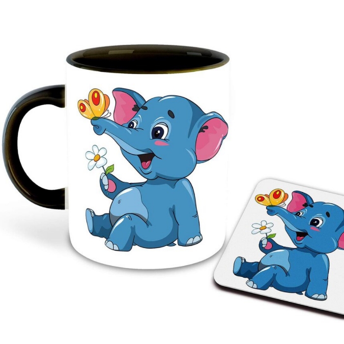 CUTE BABY ELEPHANT COFFEE MUG