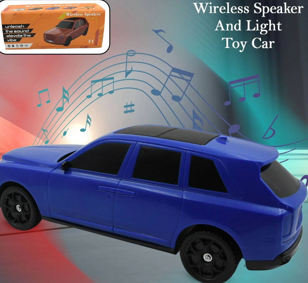 12675 WIRELESS BLUETOOTH SPEAKER PORTABLE CAR SHAPE MUSIC SPEAKER SUPPORT BLUETOOTH, TF CARD, USB, FM RADIO FUNCTION UNIQUE SHAPE CAR SPEAKER