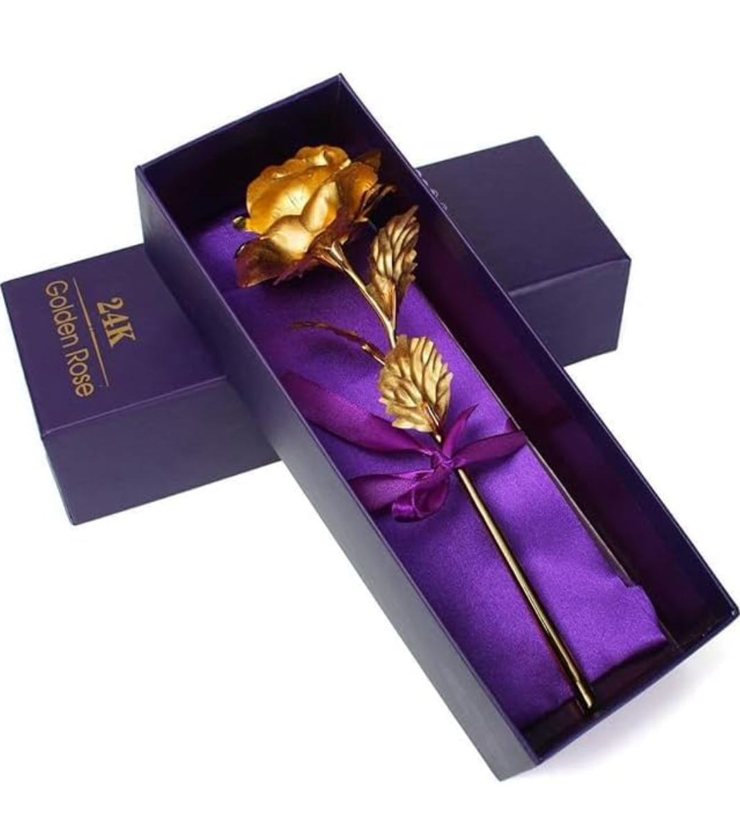 The Gifts Box Golden Rose with Beautiful Gift Box Best Gift for All Occasion 53% off