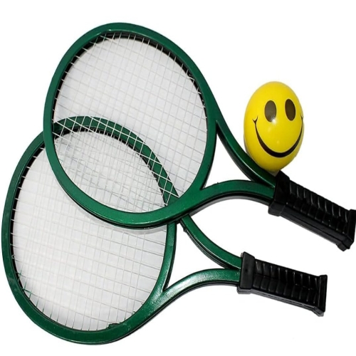 SizeKids Branddooziegifts Grip Size3 SportBadminton MaterialPlastic Skill LevelBeginner The tennis racket feels good, I quickly get used to it Play smoothly, with little vibration, and won't hurt your wrists Good shock absorption effect, bring better hitt