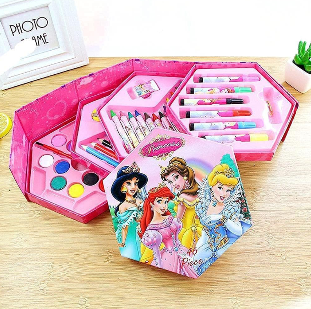 ARTLABEL 46 PC Drawing Art Set With Water Color Pencils Crayons Sketch Pens For Kids Children-Best For Birthday Return Gifts Color Kit For Kids(Print May Vary|Pack Of 1)
