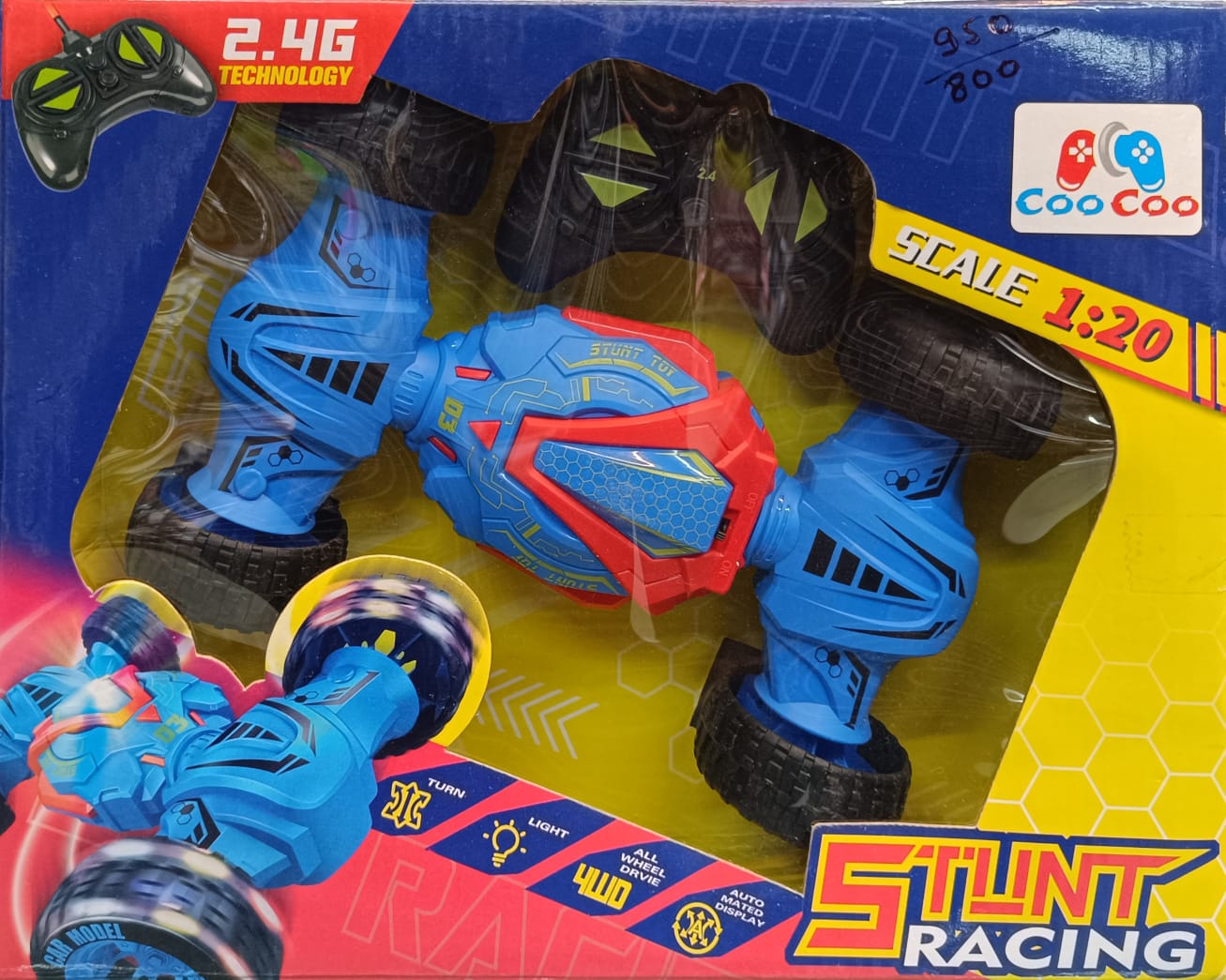 Battery Operated Twist Racing Car Vehicle Toy for Kids|Boys|Girls with 3D Colorful Light &amp; Music