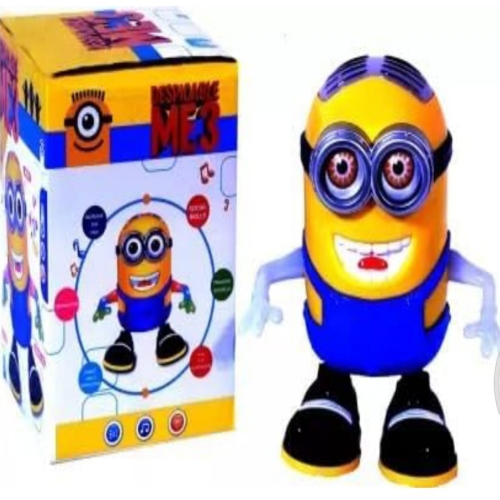 Dancing Minion with Music &amp; Flashing Light for Infants, Kids &amp; Babies Real Actions Best Birthday Christmas Gift Indoor Fun Activities