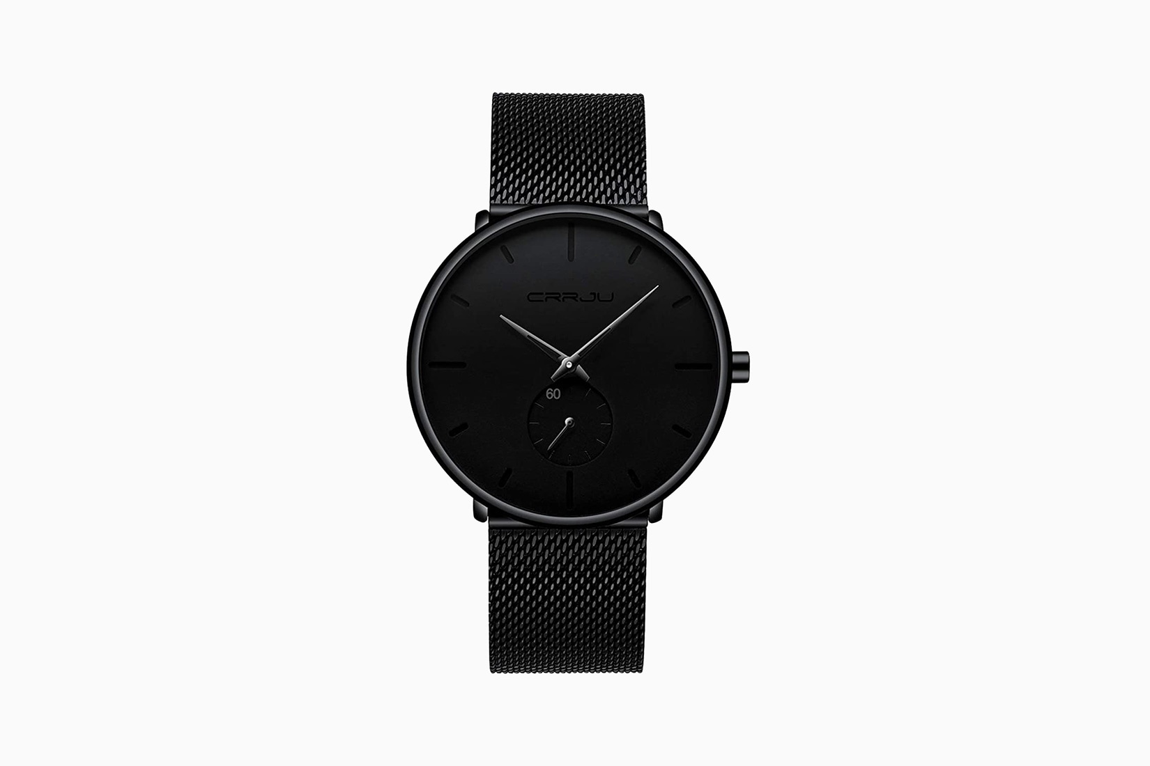 "Fhulun Black Chain Magnetic Round Dial Watch"